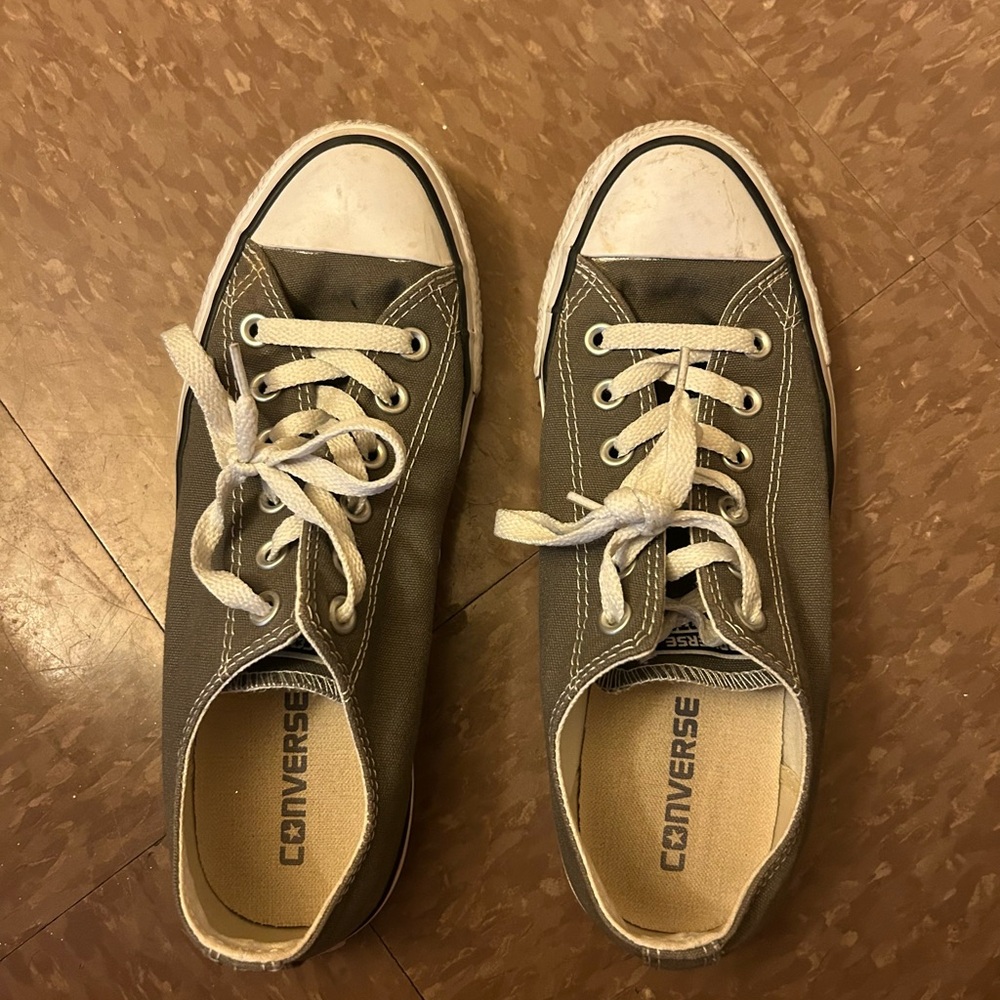 Converse Gray Canvas Sneakers